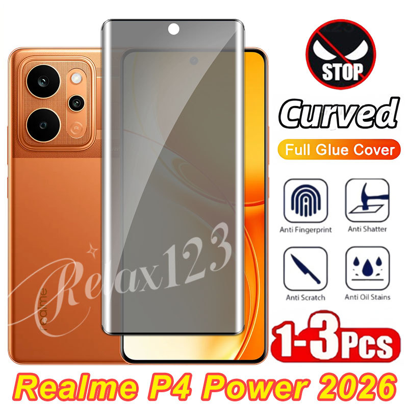 Dành Cho Realme P4 Power 5G 3 Bộ Phim Bảo Vệ Màn Hình Riêng Tư Cho Realme P4 Lite P4 Pro realmeP4 Po