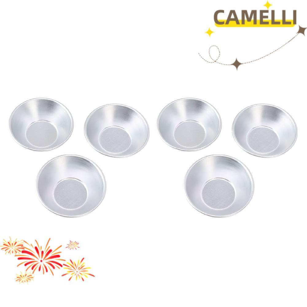 CAMELLIK3 25 Khuôn Bánh Tart Trứng Nhôm, Khuôn Làm Bánh Cupcake Mini Chống Dính, Khuôn Làm Bánh Muff