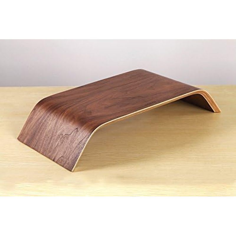 SAMDI Wooden Computer Monitor Stand Save Space Desktop Riser for Computers LCD Monitors Laptop PC iM