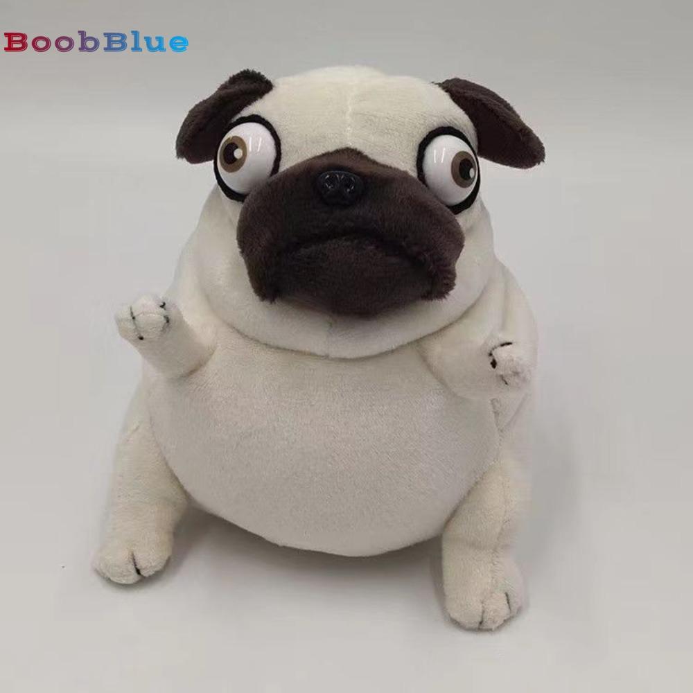 BOOBBLUE Sang Trọng Chó Pug, Mỡ Sang Trọng Đồ Chơi Mô Phỏng Mô Hình Động Vật, Hoạt Hình Bạch Tuộc Ch