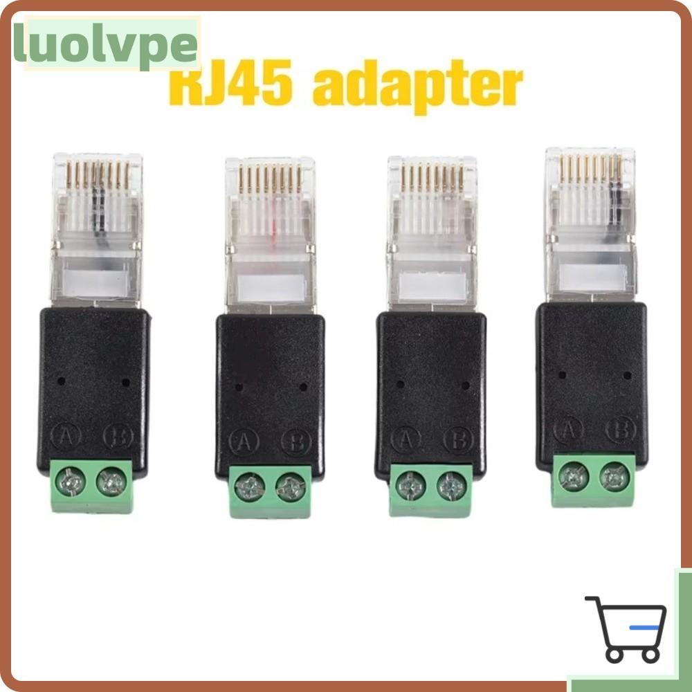 Bộ chuyển đổi LUOLLVUO RJ45 sang RS485, Bộ chuyển đổi đầu cuối 2PIN RJ45 đầu nối đầu cuối RJ45, Bộ c