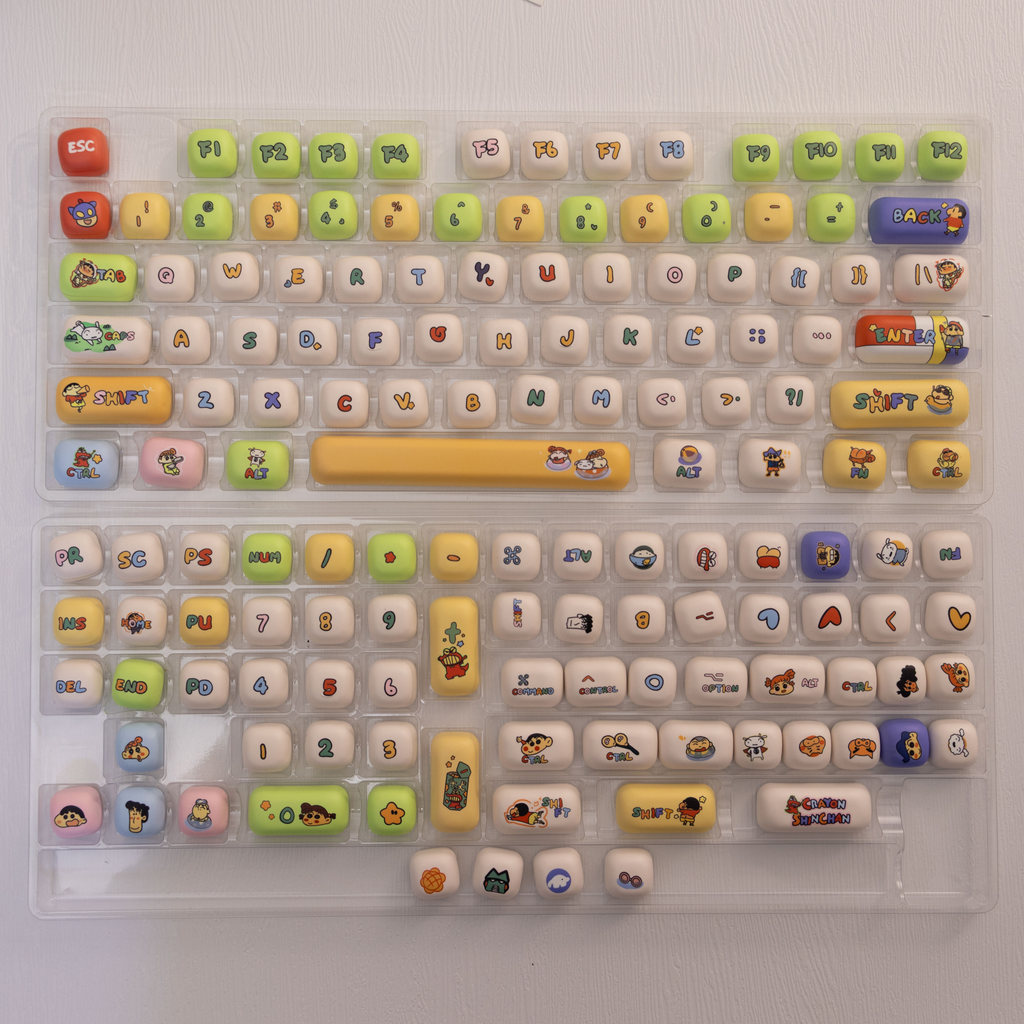Pink Pig Keycaps MOG Tròn Hấp Cao Bánh Mì Hình Chiikawa Dễ Thương MAC Bàn Phím Cơ Keycaps Nhuộm Thăn