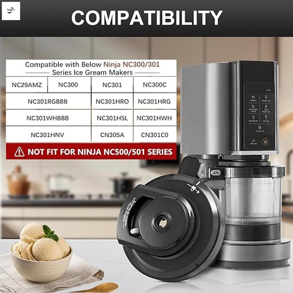 Máy Làm Kem Nắp Bát Ngoài Cho Ninja NC299AMZ NC301 NC300 NC201 Thực Phẩm PP