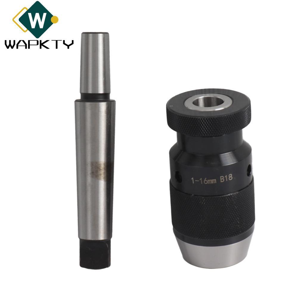 Máy tiện WAPKTY, Công suất 5 / 8 Công suất 1-16mm Máy khoan tiện không cần chìa khóa, Máy khoan búa 