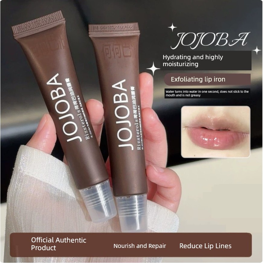 son dưỡng môi JOJOBA JOJOBA Oil Lip Balm Dưỡng Ẩm Dầu Môi Mặt nạ Son Bóng Dưỡng Ẩm Dudu Lip Nhỏ Dưỡn