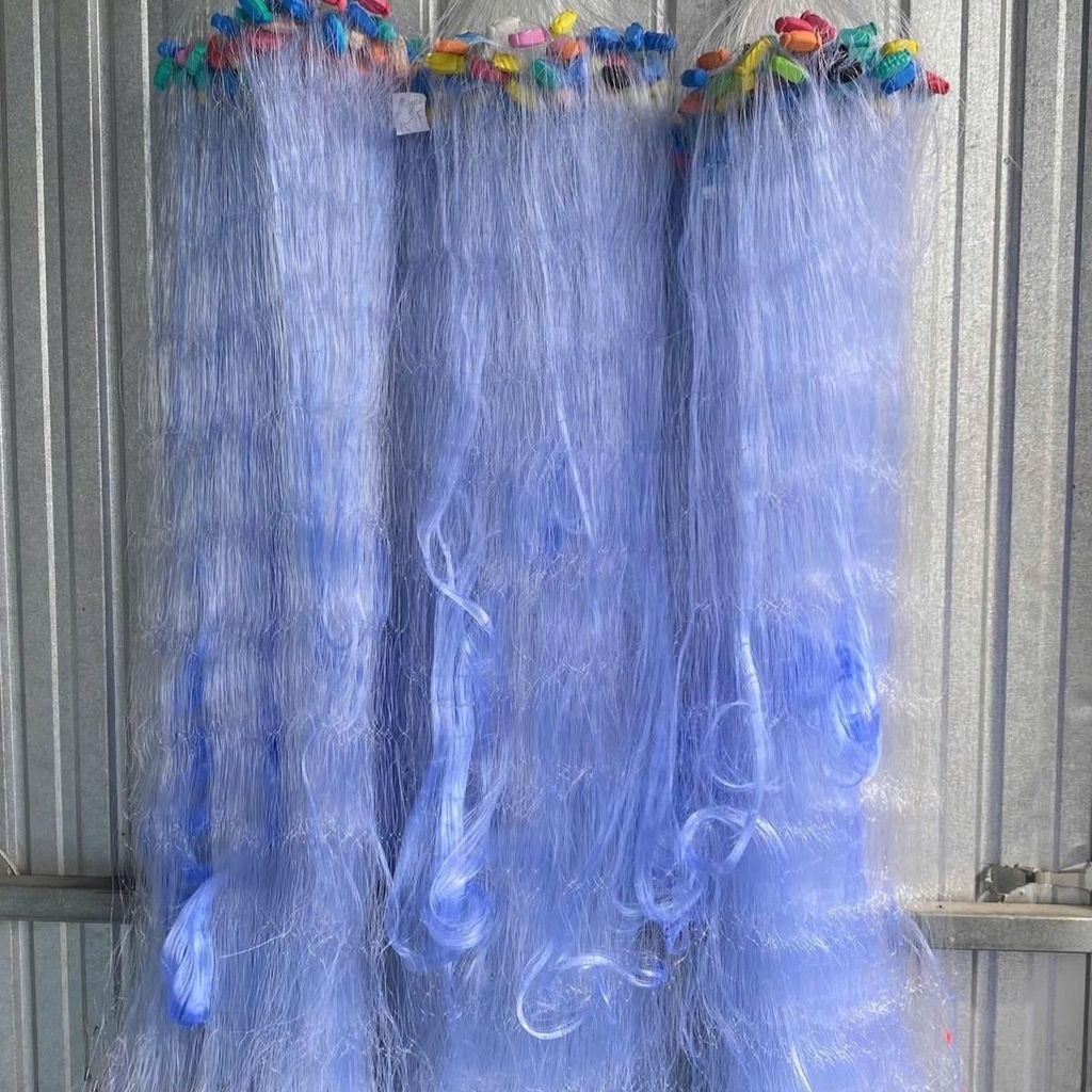 100m Lưới 3 màng Xù cước to chì nặng 1kg cao 90cm