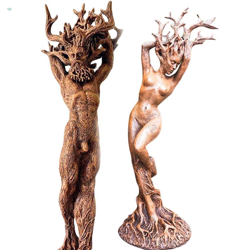Dryad Trang Trí Người Xanh Tượng Nhựa Các Bức Tượng Nhỏ Sân Vườn Thủ Công Trang Trí Phụ Kiện Nhà Cửa