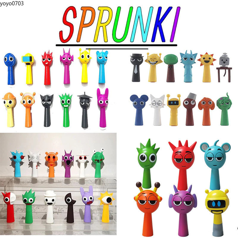 2026 6-12 Cái / bộ Incredibox Sprunki Hình Trò Chơi Incredibox Sprunki Nhân Vật Hành Động Sprunki Đồ