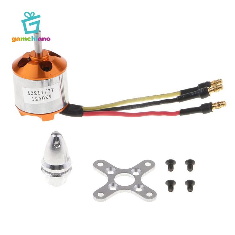 Động cơ không chổi than gamchiano 2217 1250KV cho cánh cố định 9 ''