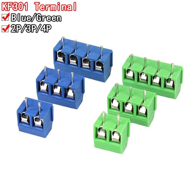 20 chiếc KF301-2P / KF301-3P / KF301-4P KF301-5.0-2P KF301-5.0-3P KF301-5.0-4P KF301 5.08mm Plug-