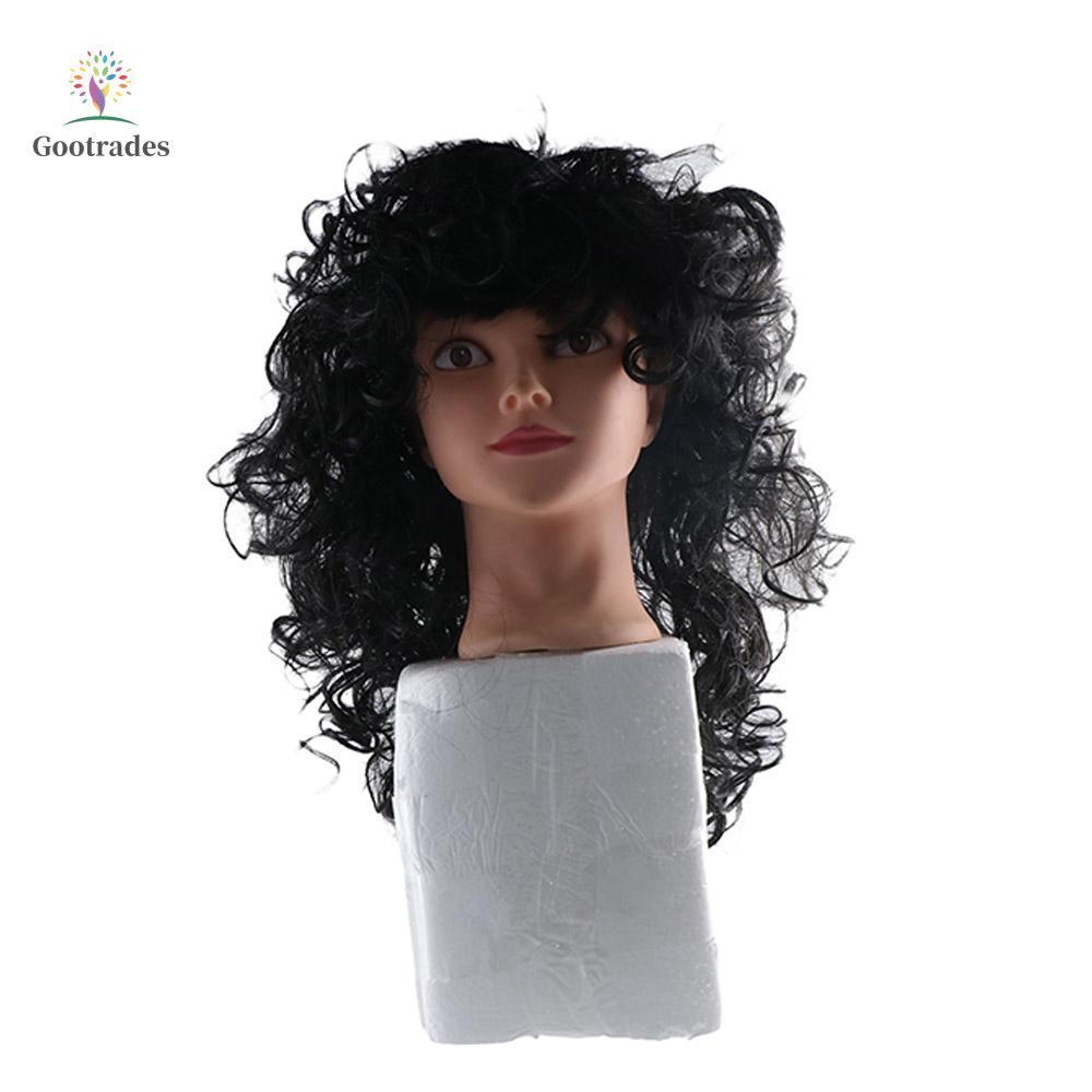 Tóc giả nam punk mềm, chịu nhiệt, style retro 70s-80s, phụ kiện hoàn hảo cho cosplay và Halloween