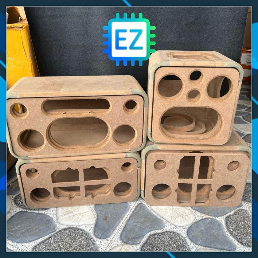 Thùng loa, vỏ loa, box loa thô cho combo Boombox 3 nhiều kiểu dáng