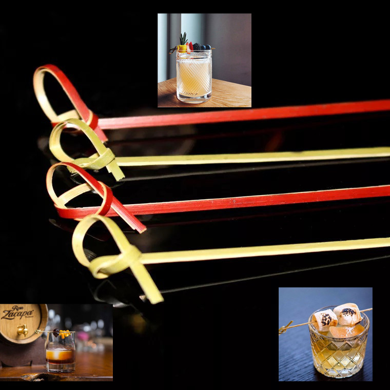 Thanh Tập Hợp Hoa Nút Cocktail Dính Sáng Tạo Cocktail Dính Rượu Dính Trái Cây Dính Cocktail Dính 100