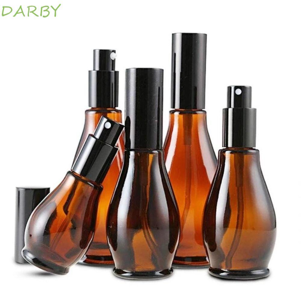 DARBY Chai Nước Hoa Hình Bầu Đơn Amber Lotion Bơm Chai Có Thể Đổ Lại Lọ Atomizer Liquid Pipette Chai