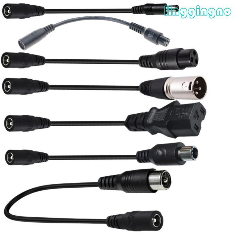 RR DC5521 sang 3Pin DC5525 Cáp Chuyển Đổi Nữ Sang Nam Nữ Dây Cho Xe Điện