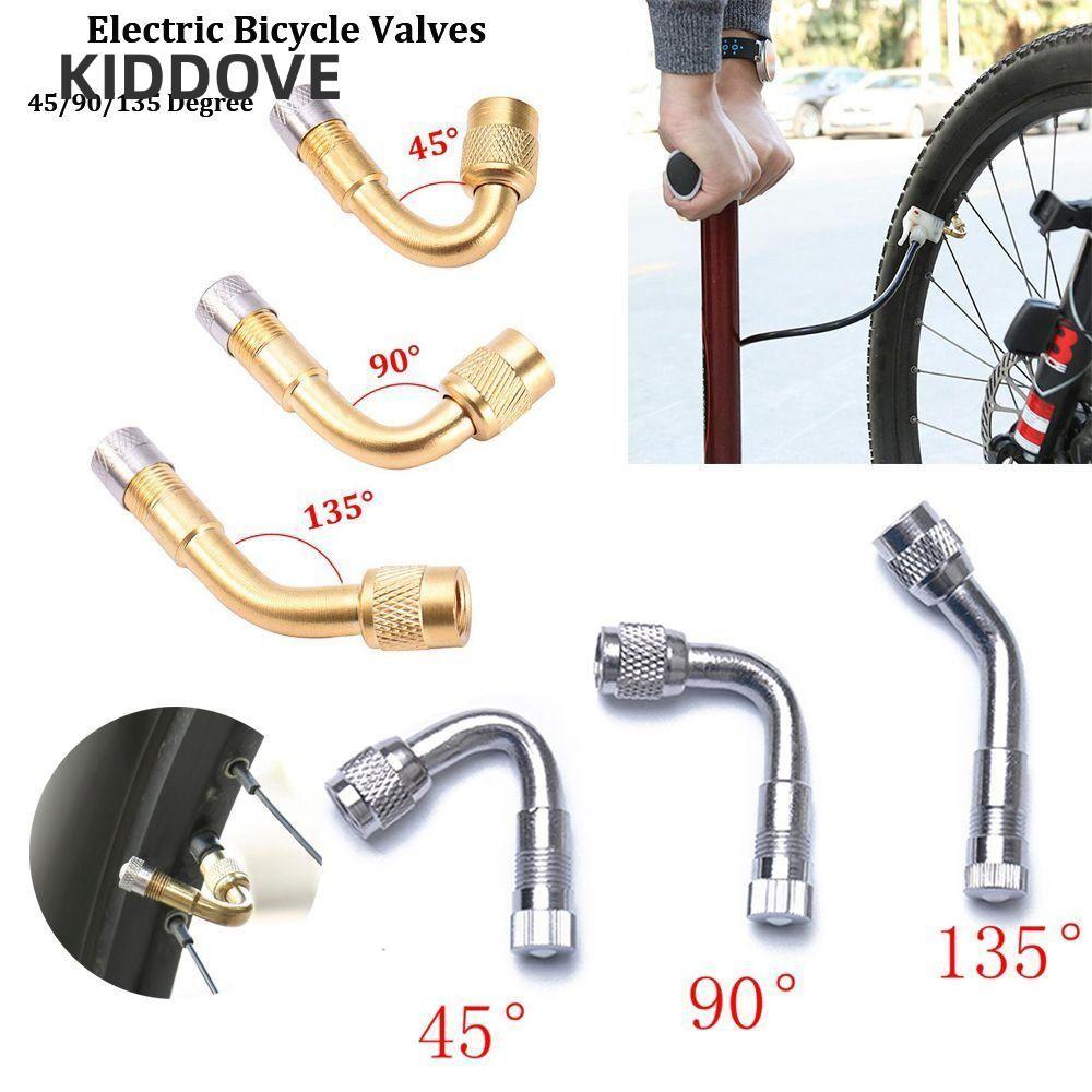 Thân van lốp khí bằng đồng thau KIDDOVE, có bộ chuyển đổi mở rộng Van xe đạp điện nhiều màu, Phụ tùn