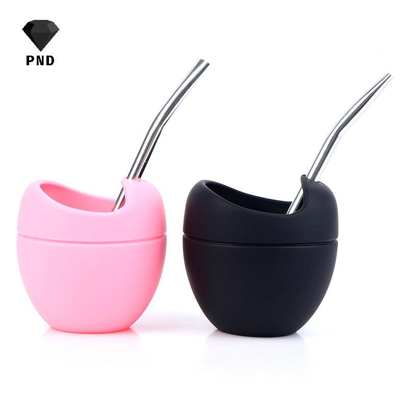 PND 5oz Silicone Ilas Yerba Mate Bộ Cốc Trà Với Yerba illa Ống Hút raoog