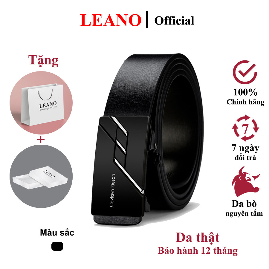 Thắt lưng nam cao cấp LEANO, Dây nịt nam Ceviavn Kiesan TL1