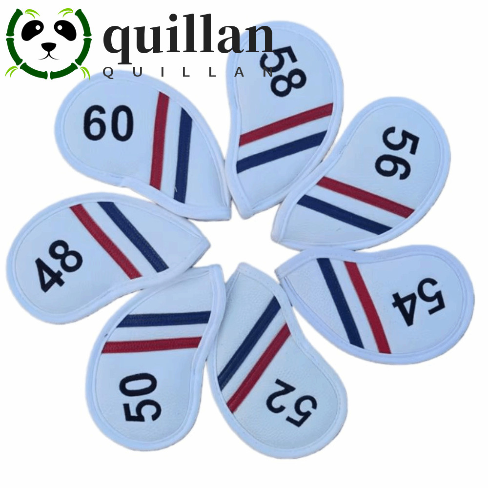 QUILLAN Golf Wedge Cover, Da PU 48 50 52 54 Độ Sand Wedge Headcover, Universal Big Number 56 58 60 Đ