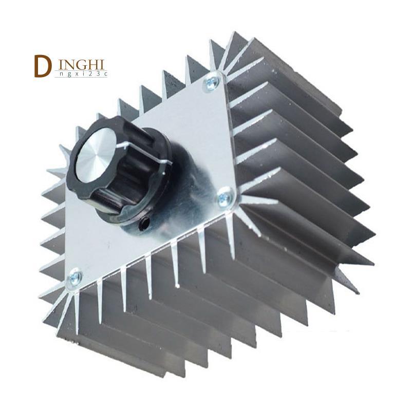 AC 220V 5000W SCR Bộ điều chỉnh điện áp Bộ điều khiển tốc độ động cơ Đèn làm mờ mờ Bộ điều chỉnh tốc