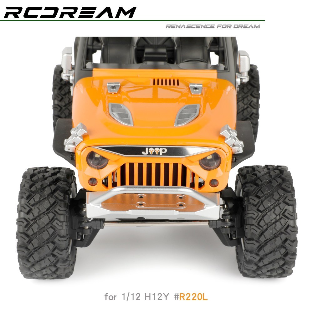 Logo đầu lâu Rcdream Jeep Cho 1 / 12 MJX H12Y H12Y + RC Mô Hình Xe Bánh Xích Nâng Cấp Phụ Kiện Sửa Đ