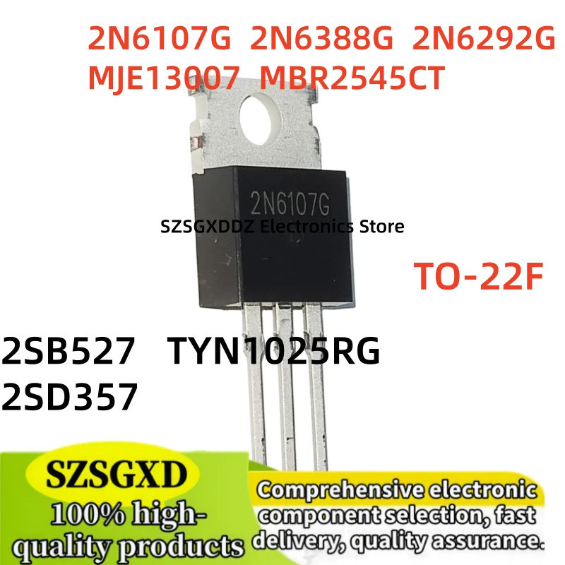 5 Chiếc 2N6107G 2N6107 MBR2545CT MBR2545 2SD357 D357 2SB527 B527 TENN1025RG TENN1025 2N6388G 2N6292G