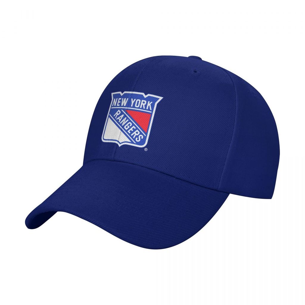Mới Có Sẵn New York Rangers Logo NHL Mũ Bóng Chày Nam Nữ Thời Trang Polyester Màu Trơn Cong Vành Mũ 