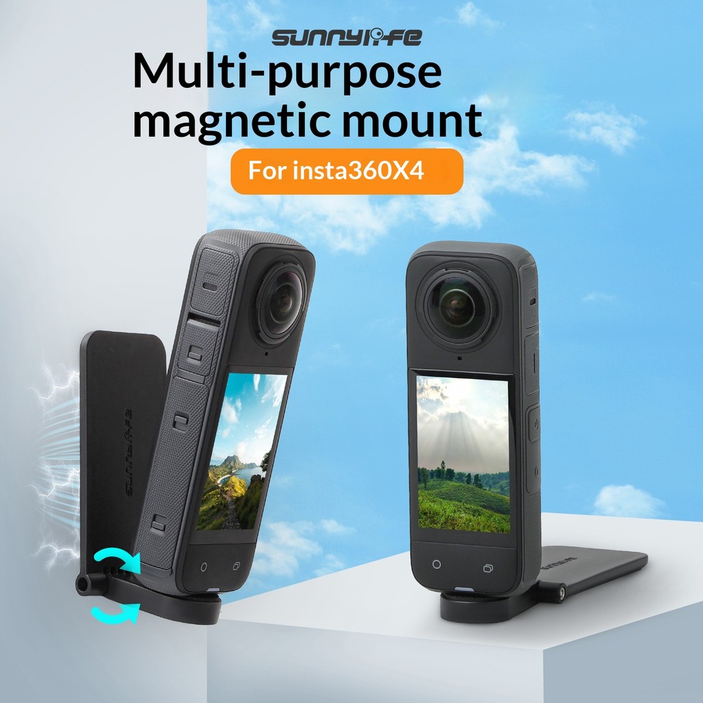 Sunnylife Thích Hợp Cho DJI OSMO POCKET 4 / Insta360 GO Đế Siêu Từ Tính Đế Để Bàn Phụ Kiện