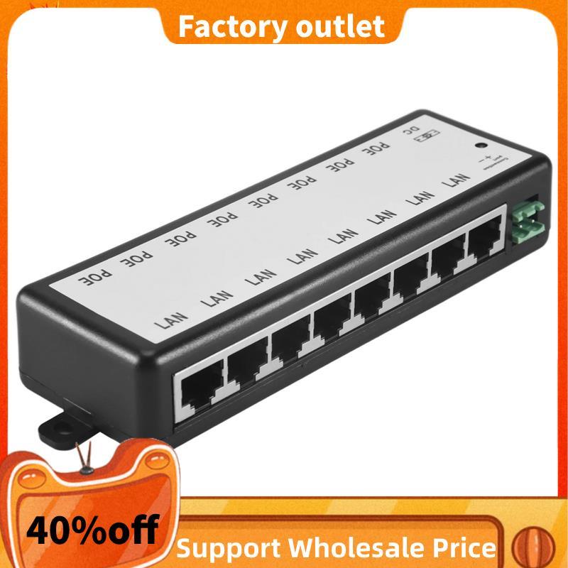 8 cổng Poe Injector Poe Splitter cho mạng Cctv Poe Camera Power Over Ethernet mee802.3Af