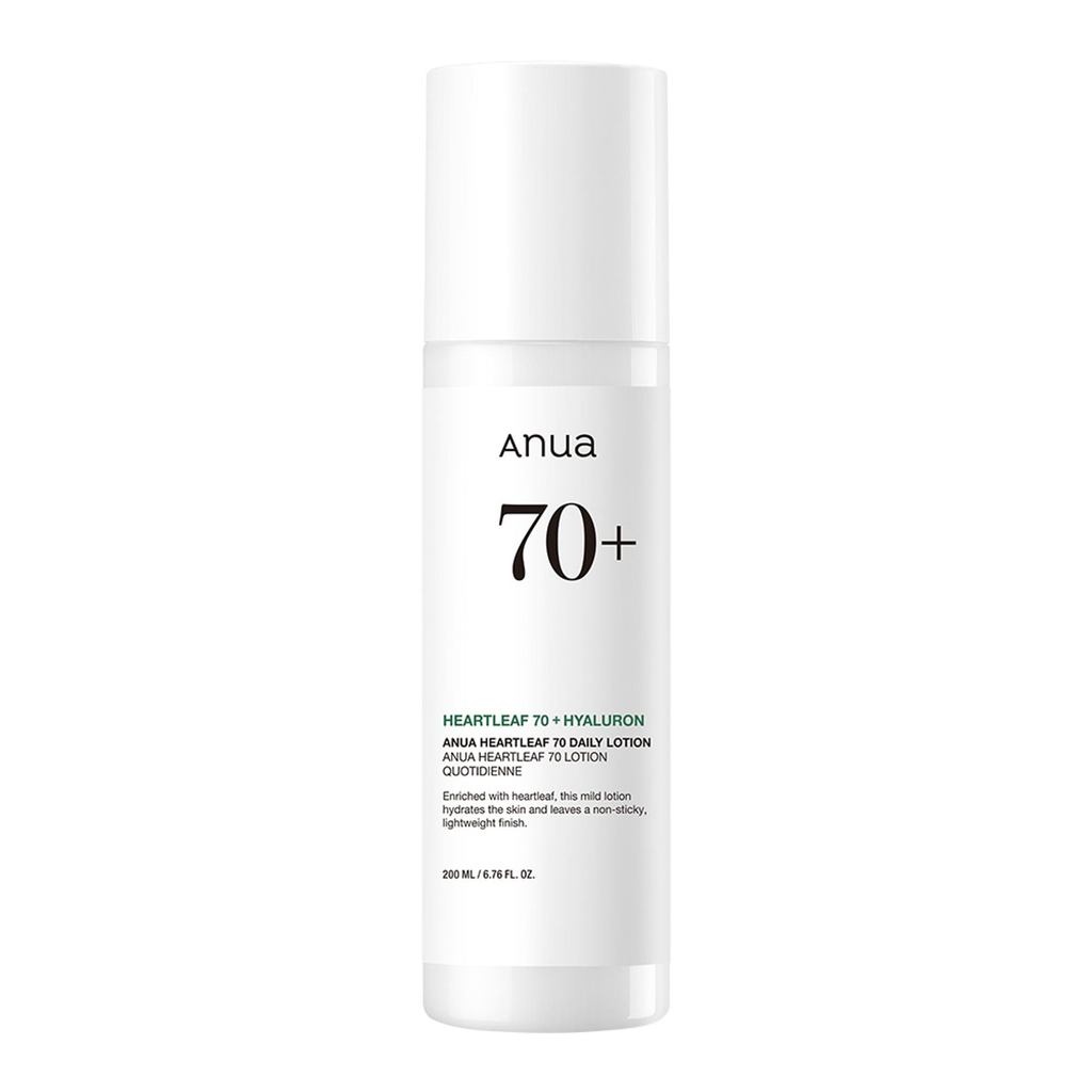 ANUA Heartleaf 70 Daily Lotion 200ml - Emulsion, Moisturizing, Hyaluronic Acid, Abundant Hydration, 