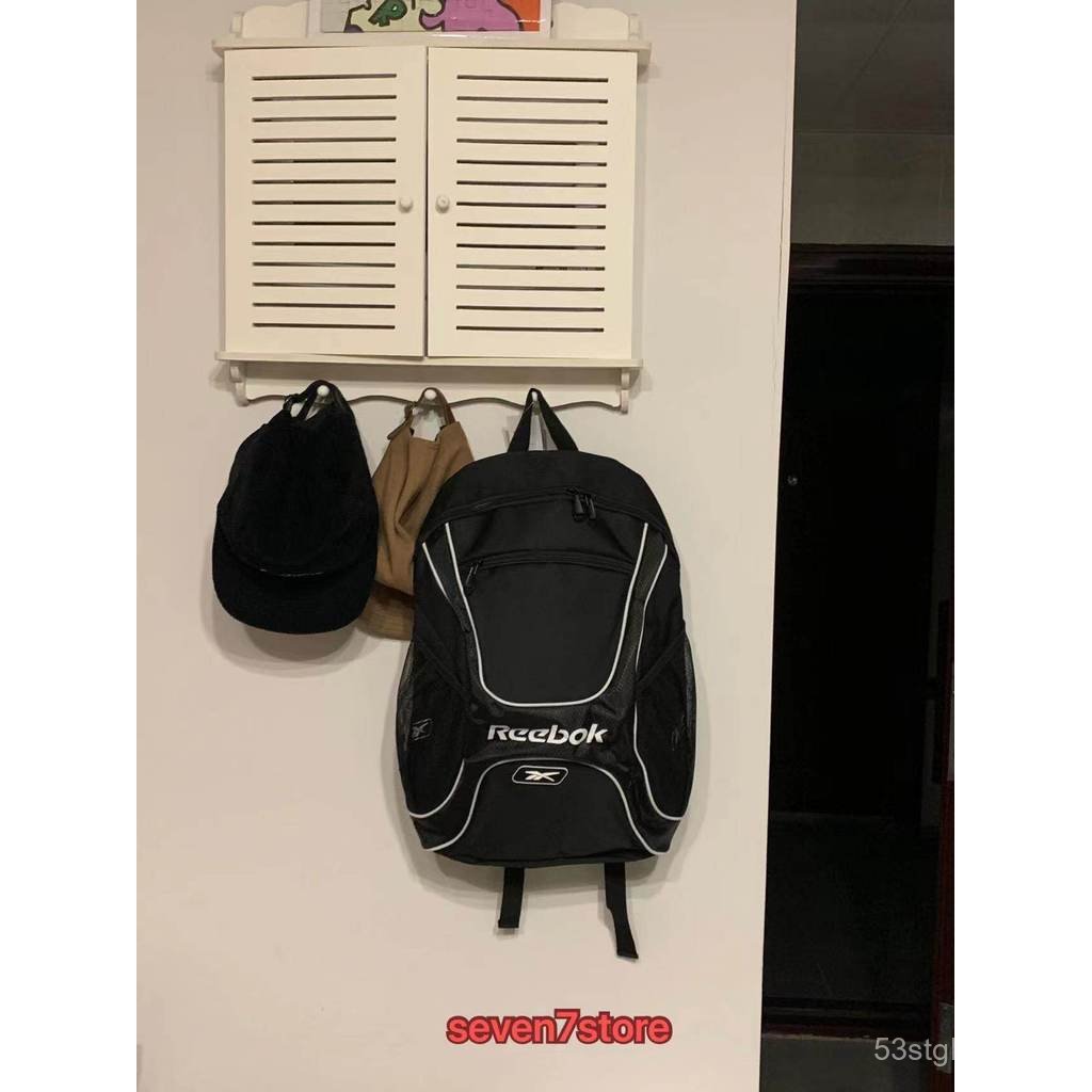 Seven7store Retro Ba Lô Vintage Casual Schoolbag Original Authentic Niche remake Vintage Túi