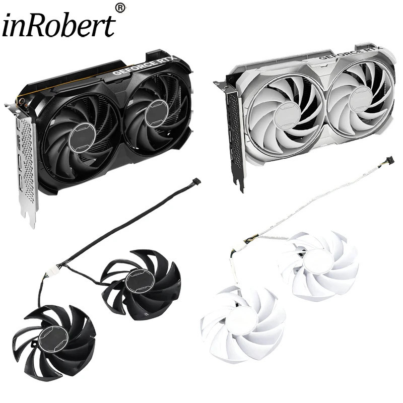 Quạt Card Video 87MM PLD09210S12HH RTX4060 Cho MSI RTX 4060 VENTUS 2X Balck / Trắng Thay Thế Card Đồ