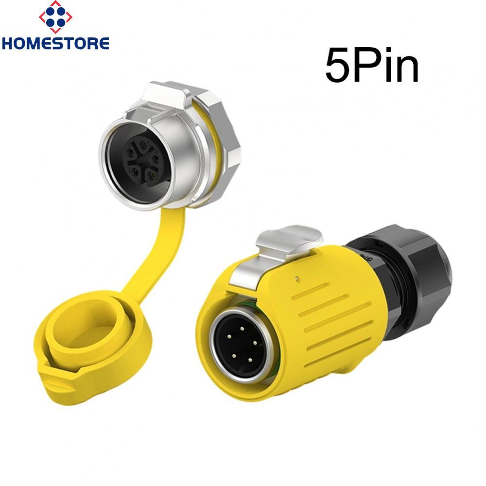 [Homestore]Waterproof Flange Connector Socket: Secure & Versatile Lock-Wire Aviation Socket