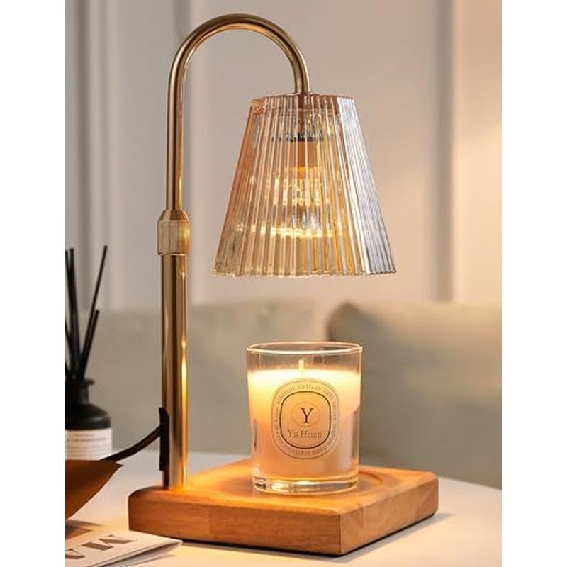 Candle Warmer Lamp with Timer, Dimmable Candle Warmer for Home Decor, Birthday Gifts for Women Mom, 