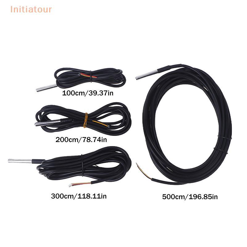 [Initiatour] 1 CÁI DS18B20 Đầu dò nhiệt độ ren chống nước Cảm biến nhiệt độ Thép không gỉ cho Arduin