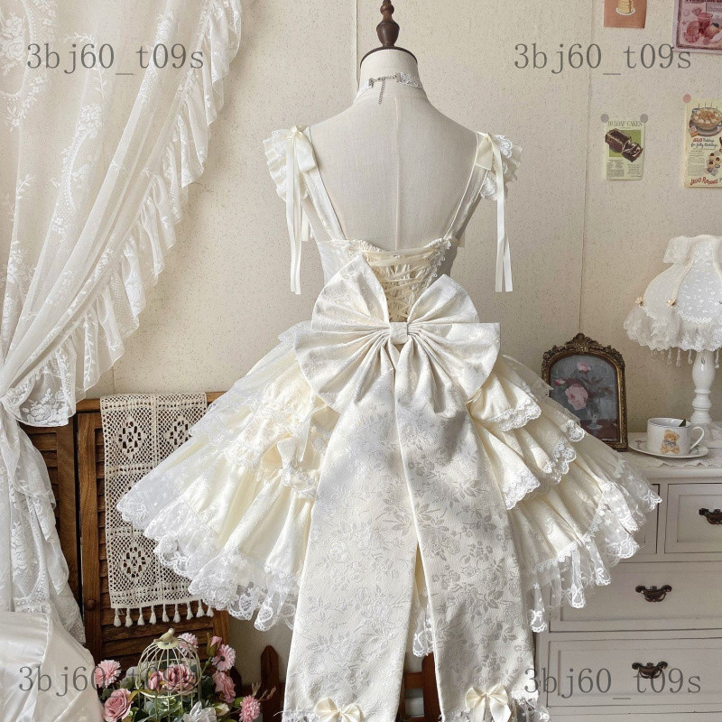Váy Lolita Thiết kế gốc Lolita Váy cưới lộng lẫy jsk Váy yếm nữ