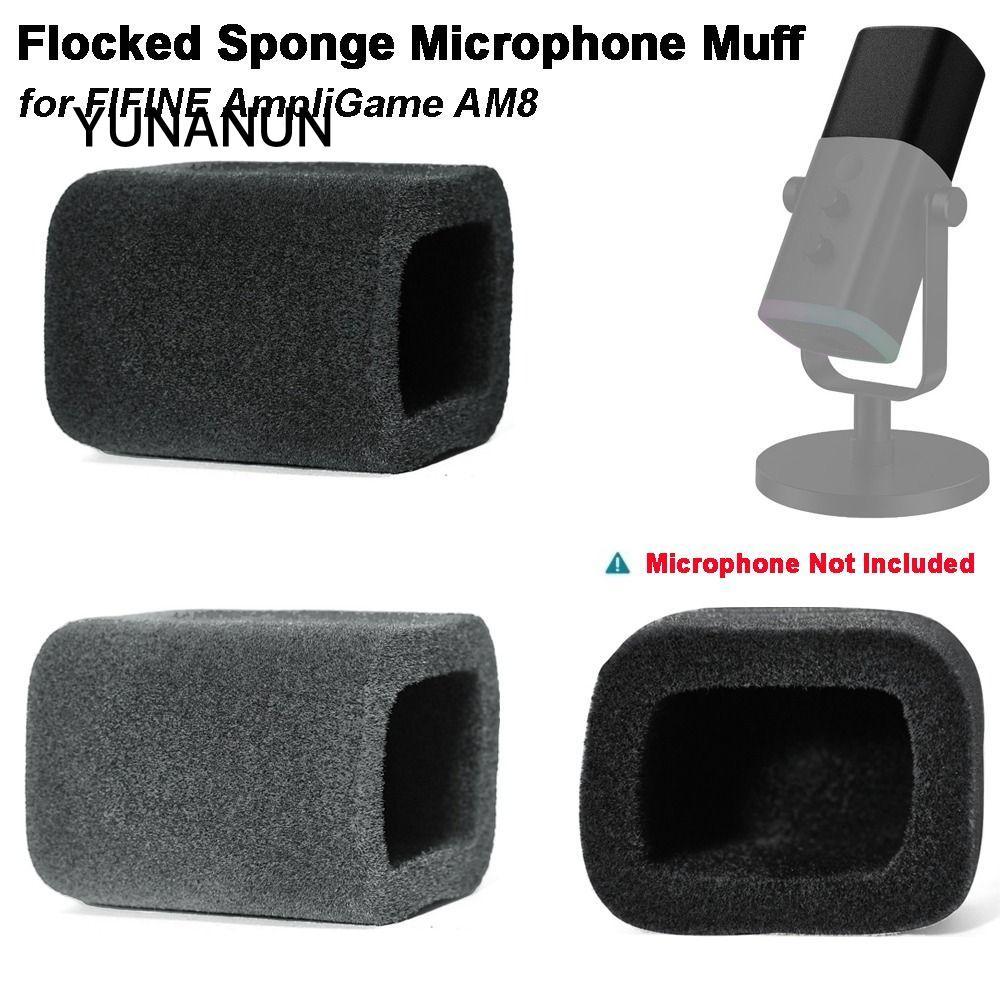 YUNANUN 1 Chiếc Micrô, Chống Gió Giảm Tiếng Ồn Mic Kính Chắn Gió, Thay Thế Xốp Xốp Xốp Pop Vỏ Lọc Ch