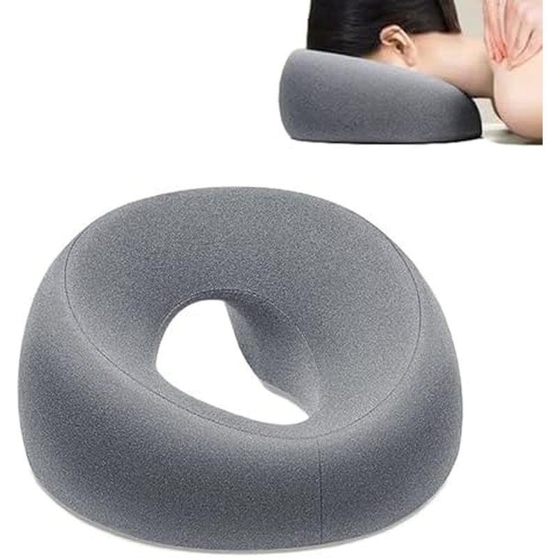 TourKing Face Down Pillow Massage Headboard Pillow,Ergonomic Memory Foam Massage Pillow,Postoperativ