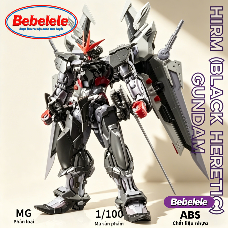 MJH MG Model Astray Đen 1/100 HIRM Mô Hình Lắp Ráp Tặng Đế Không Decal Nước Cao Cấp Bán Chạy