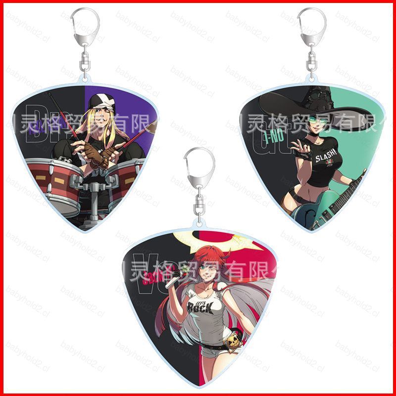 BH2 GUILTY GEAR STRIVE DUAL RULERS Acrylic Móc Khóa Mặt Dây Chuyền Túi Phụ Kiện Anime Ngoại Vi HB2