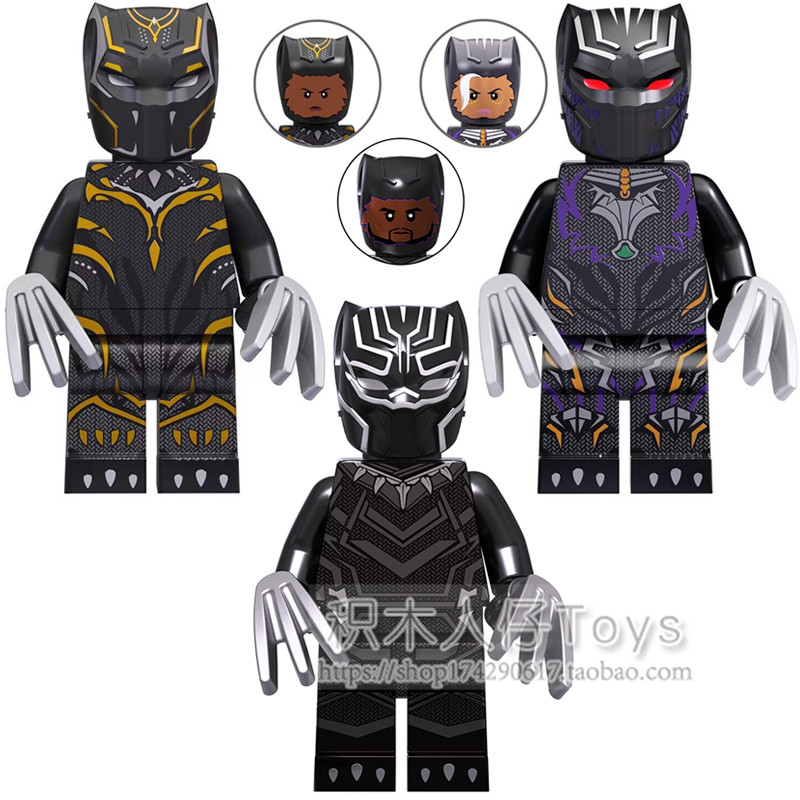 Thích Hợp Cho Avengers Trong Nước Black Panther 2 Nữ Black Panther Varcanda Bên Thứ Ba Lắp Ráp Khối 