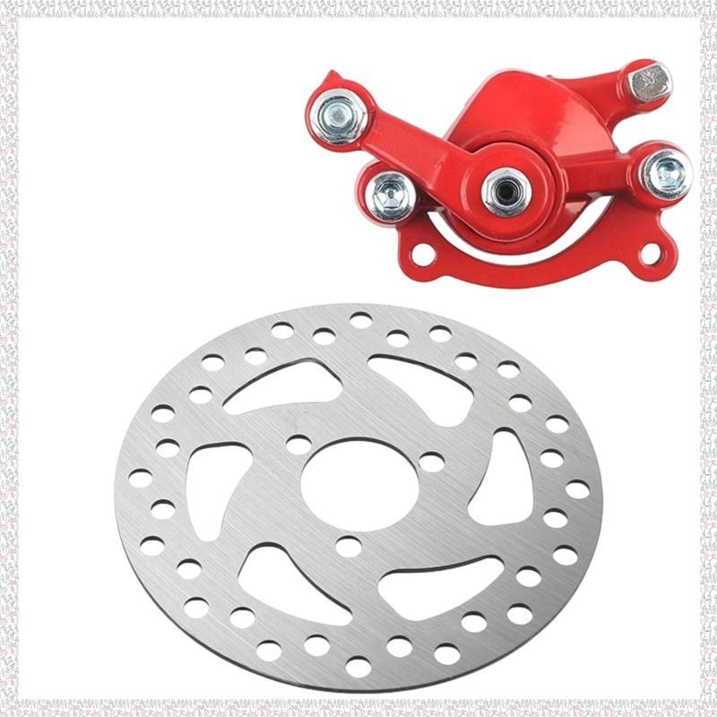 (G T F H) Dành Cho 43 47 49Cc Điện Go Kart Bộ Phanh- Go Kart Phanh Caliper 120Mm Đĩa Cánh Quạt Thay 