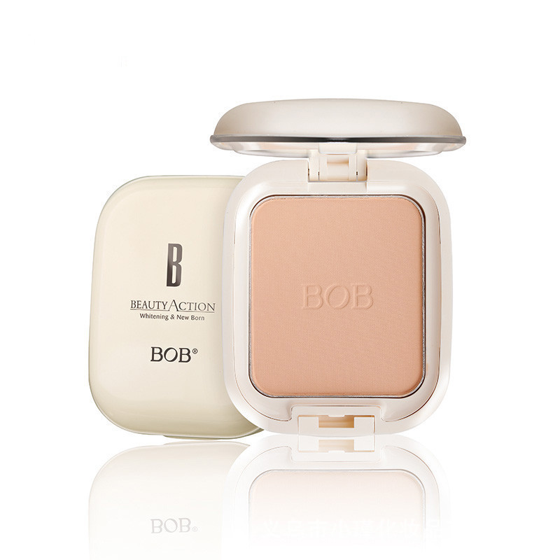 Trang điểm trong nước BOB Clear Snow White Skin Powder Concealer Oil Control Tinh tế Trang điểm lâu 