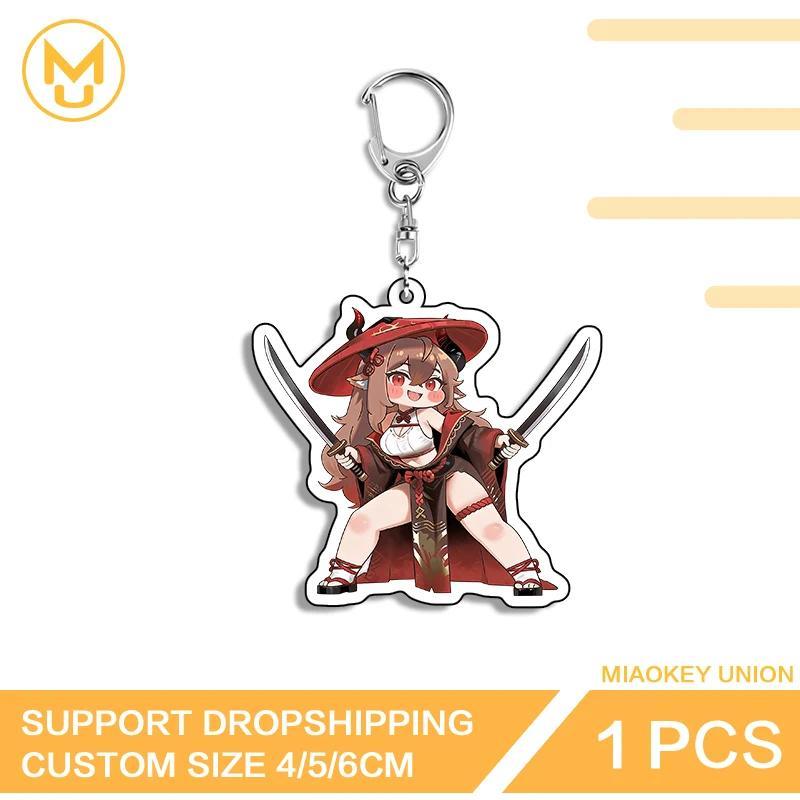 Samurai Trickcal Key Chains Alluring Creative Lighting Accessories Cool Stationery Backpack DIY Deco