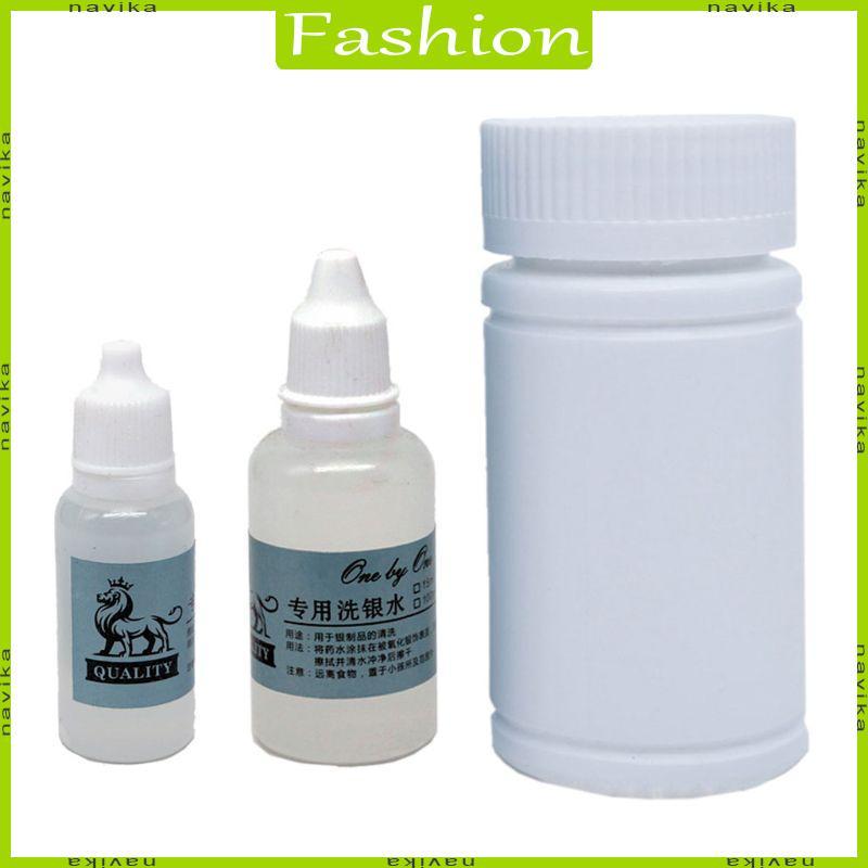 NA Gentle Jewelry Cleaner Solution Gold Silver Fine Fashion Jewelry Cleaning