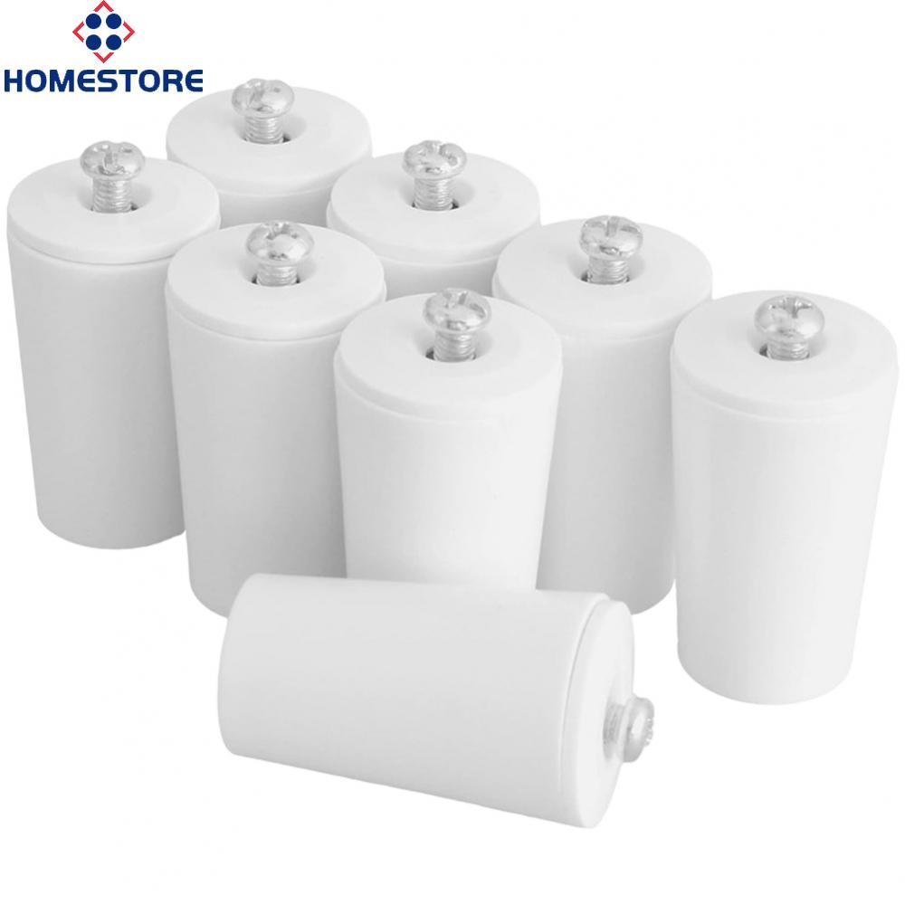 [Homestore]Plastic Roller Blind Stopper Set for 40mm Axles 8 Units with Installation Screws