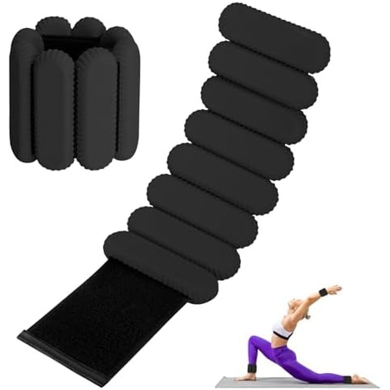 Wrist Ankle Weights for Women, Adjustable Ankle Weights Strength Training Silicone Bracelets Workout