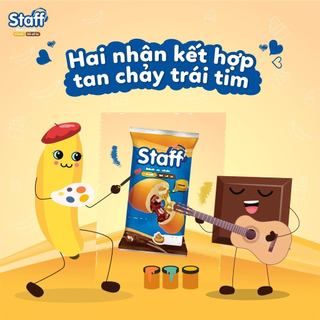 Combo 5 Staff Bánh Mì Socola Chuối 60g