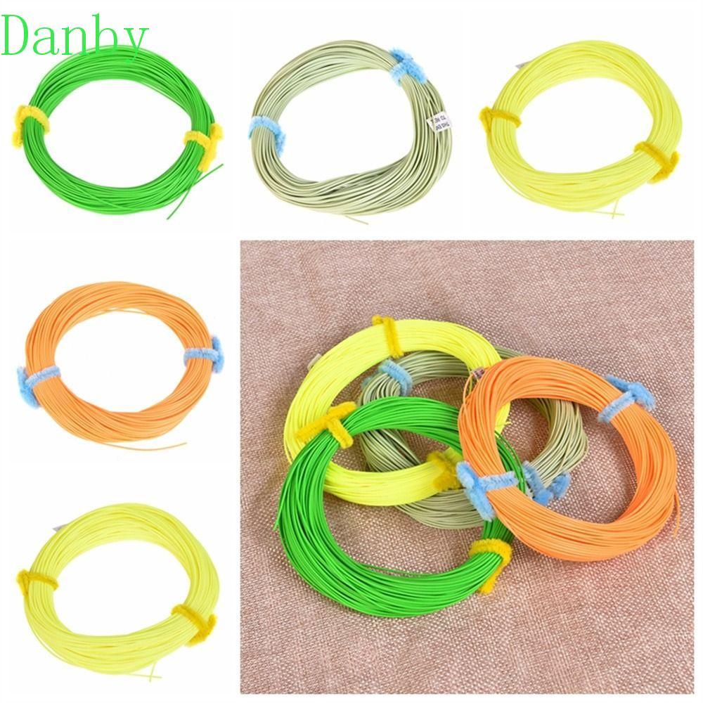 DANBY Fly Fishing Line, 100FT Long Casts Forward Floating, Phụ Kiện Câu Cá 4 Màu Fluo Front WF3FWF8F