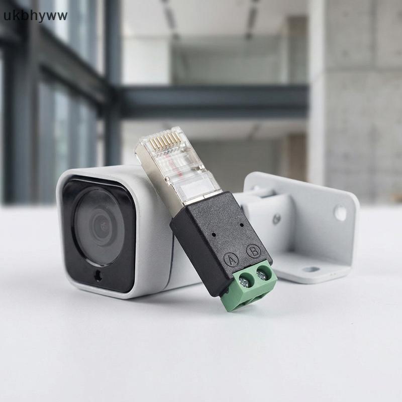 Bộ chuyển đổi đầu cuối RJ45 sang RS485 với đầu RJ45 pha lê 8P8C để kiểm tra băng ghế và kết nối dữ l